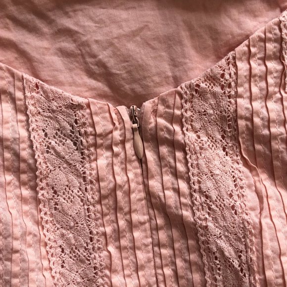 Lulus Blush Pink Woven Pleated Puff Sleeve Dress - Picture 11 of 13